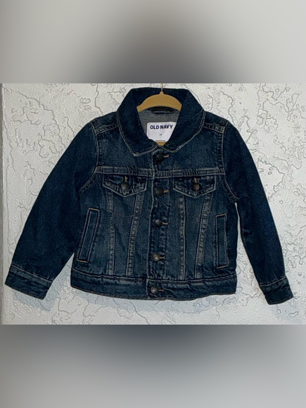 Old Navy Kids Dark Wash Denim Jacket